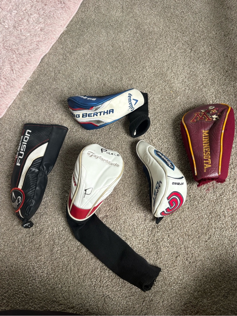 Variety of golf club covers